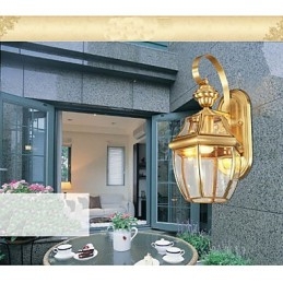 Gartenlampe Vollkupferlampe Außenlampe Wasserdichte Lampe