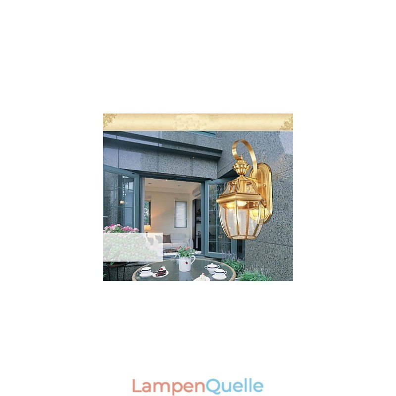Gartenlampe Vollkupferlampe Außenlampe Wasserdichte Lampe