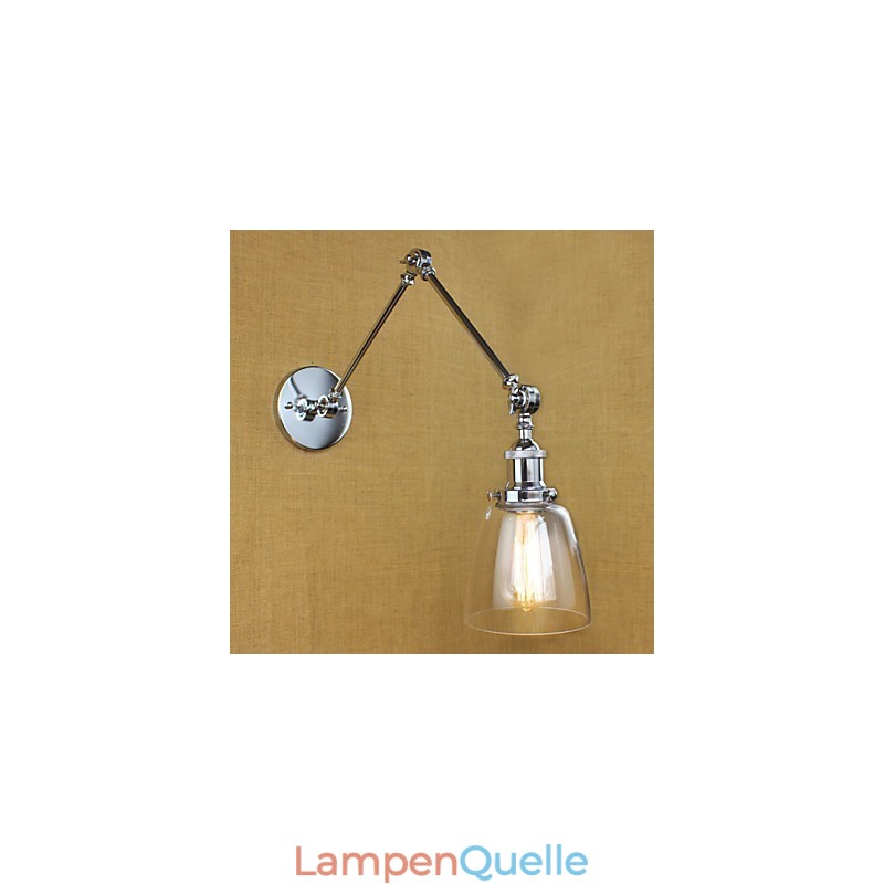Chrom Glas Doppel Arm Einstellbare Silber Bar KTV Nacht Aisle Restaurant Hotel Zimmer wand