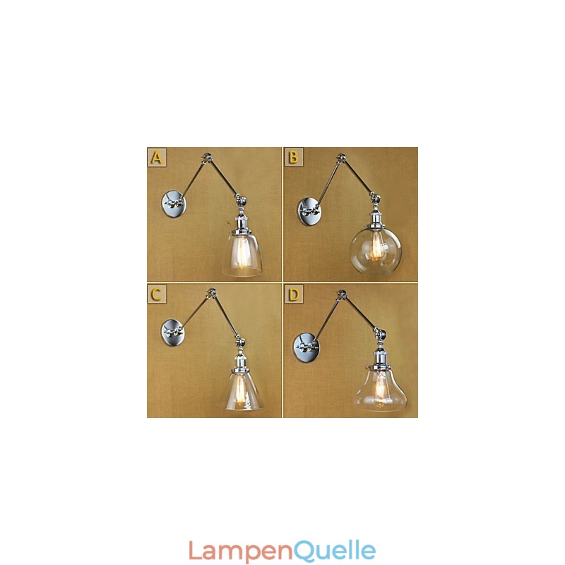 Chrom Glas Doppel Arm Einstellbare Silber Bar KTV Nacht Aisle Restaurant Hotel Zimmer wand