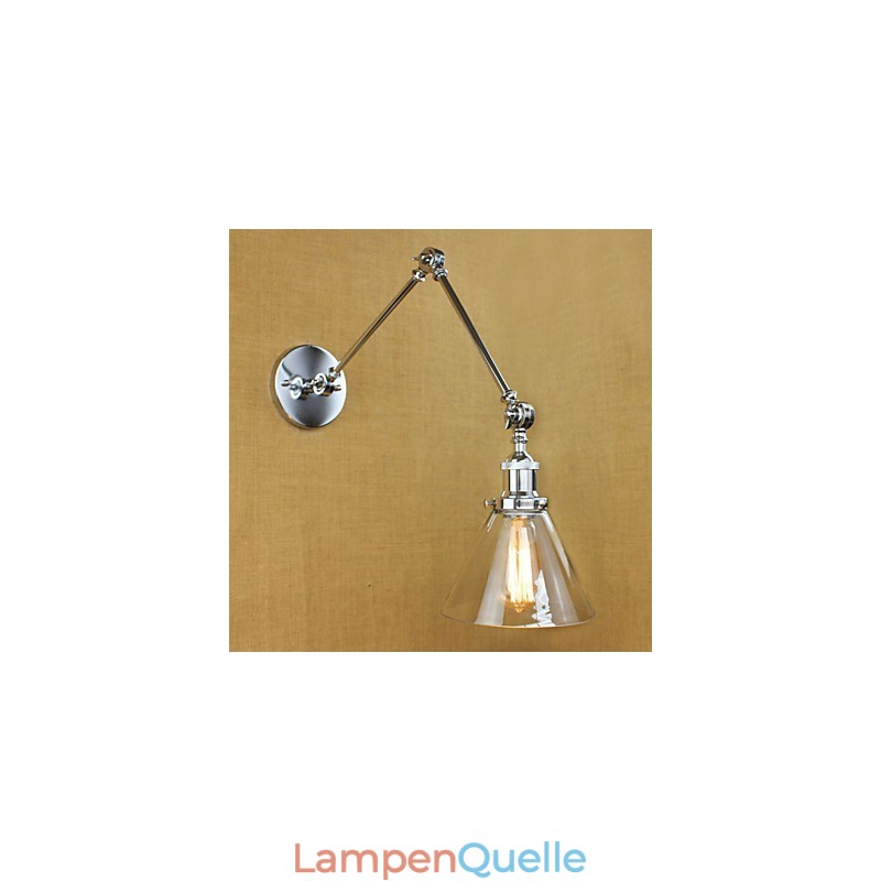 Chrom Glas Doppel Arm Einstellbare Silber Bar KTV Nacht Aisle Restaurant Hotel Zimmer wand