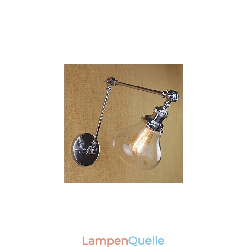 Chrom Glas Doppel Arm Einstellbare Silber Bar KTV Nacht Aisle Restaurant Hotel Zimmer wand
