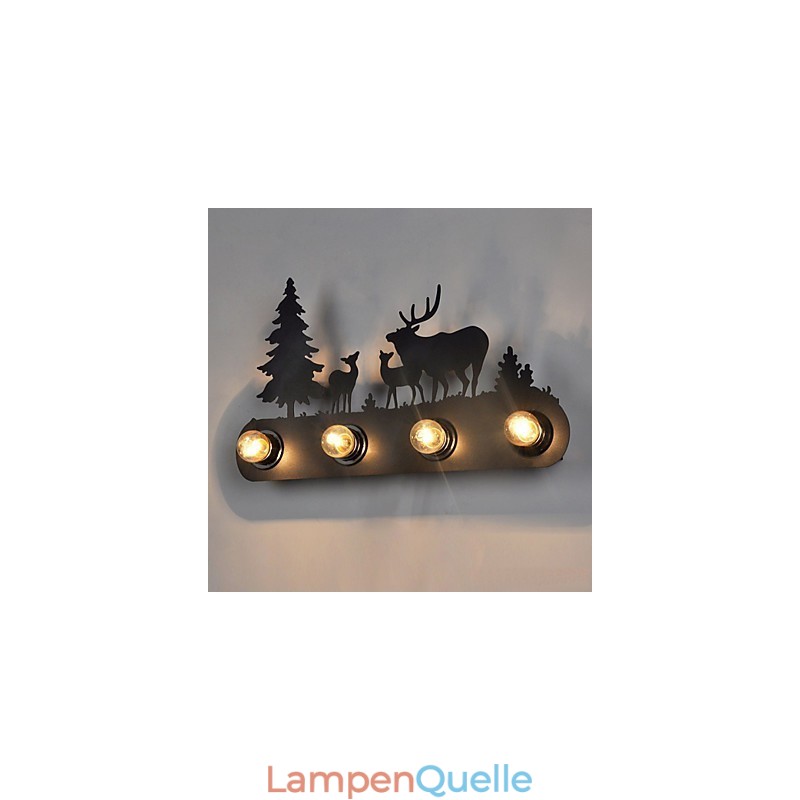 4 Lichter American Village Pastoral LOFT Stil Schlafzimmer Gang Eisen Retro Wandleuchten