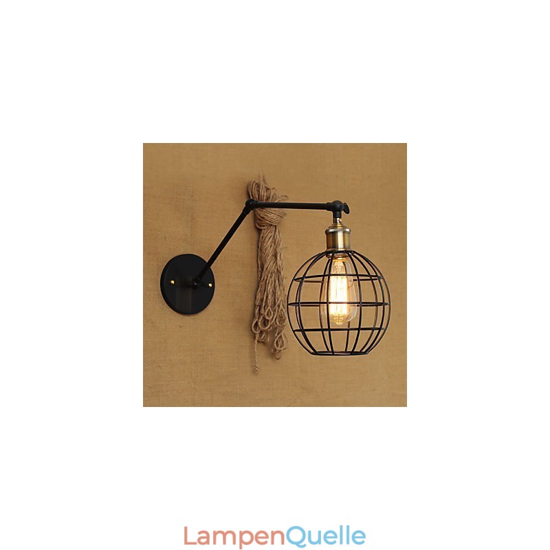 Wandleuchten Swing Lights Lesewandleuchten Mini-Stil Rustikal Lodge Metall
