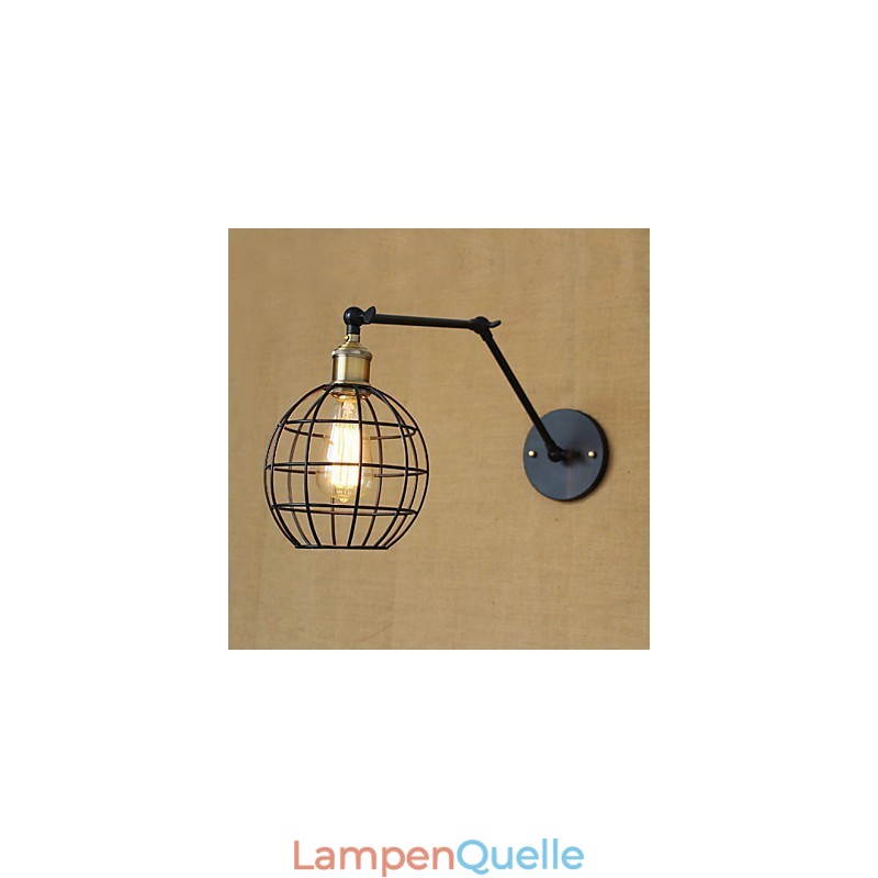 Wandleuchten Swing Lights Lesewandleuchten Mini-Stil Rustikal Lodge Metall