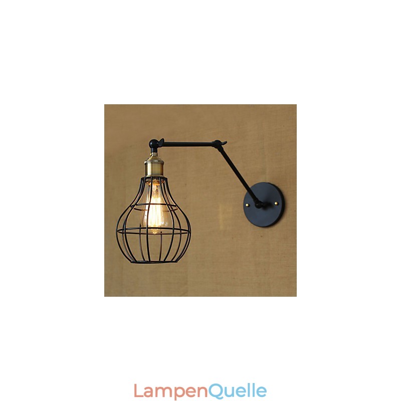 Wandleuchten Swing Lights Lesewandleuchten Mini-Stil Rustikal Lodge Metall