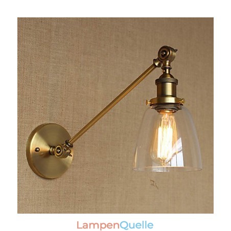 The Iron Glass Bronze Brass Arm Style Retro Creative American Country Hall Bedroom Wall Lamp The Iron Glass Bronze Brass Arm Style Retro Creative American Country Hall Bedroom Wall Lamp