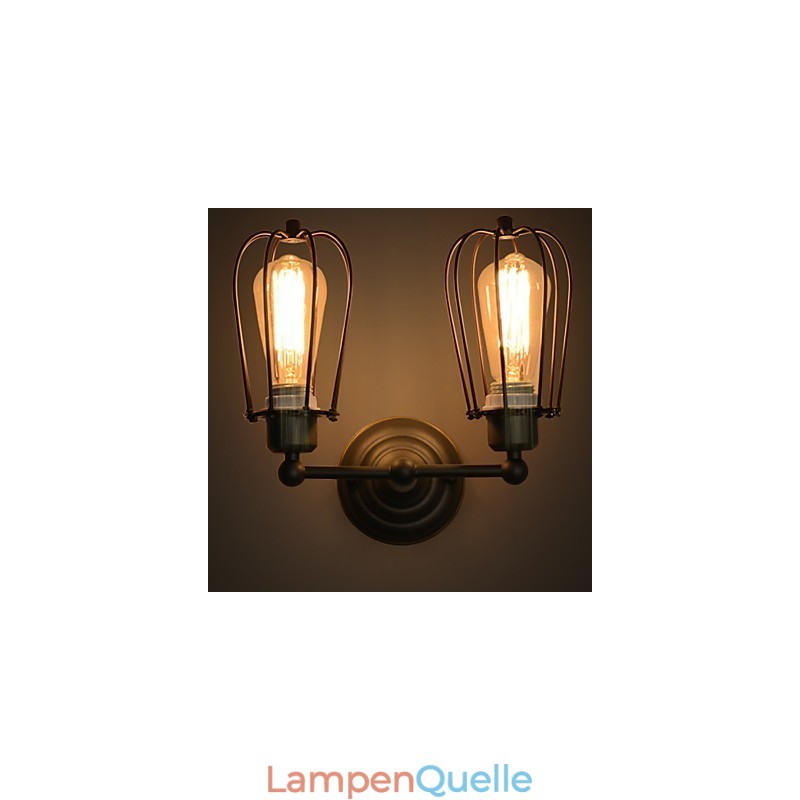 Loft American Country Eisen Kunst Antike Wandleuchte Industrie Lichter