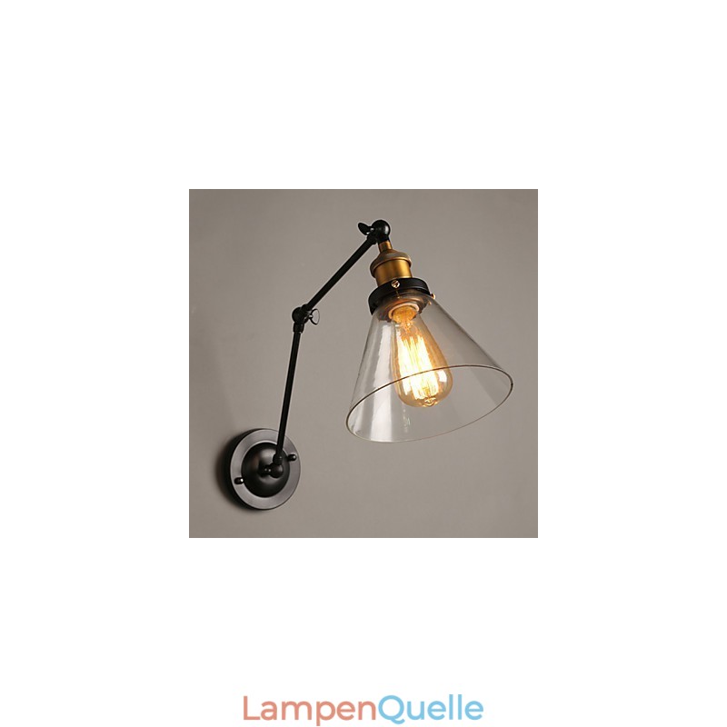 Kreative ländliche Loft Retro Titan Abschnitt Doppel Wandleuchte Licht
