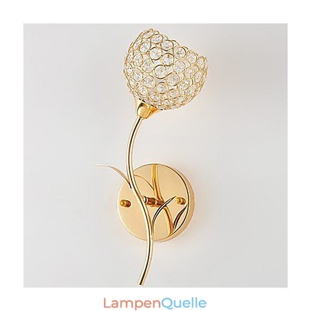 Minimalistische moderne Kristall-Wandleuchte