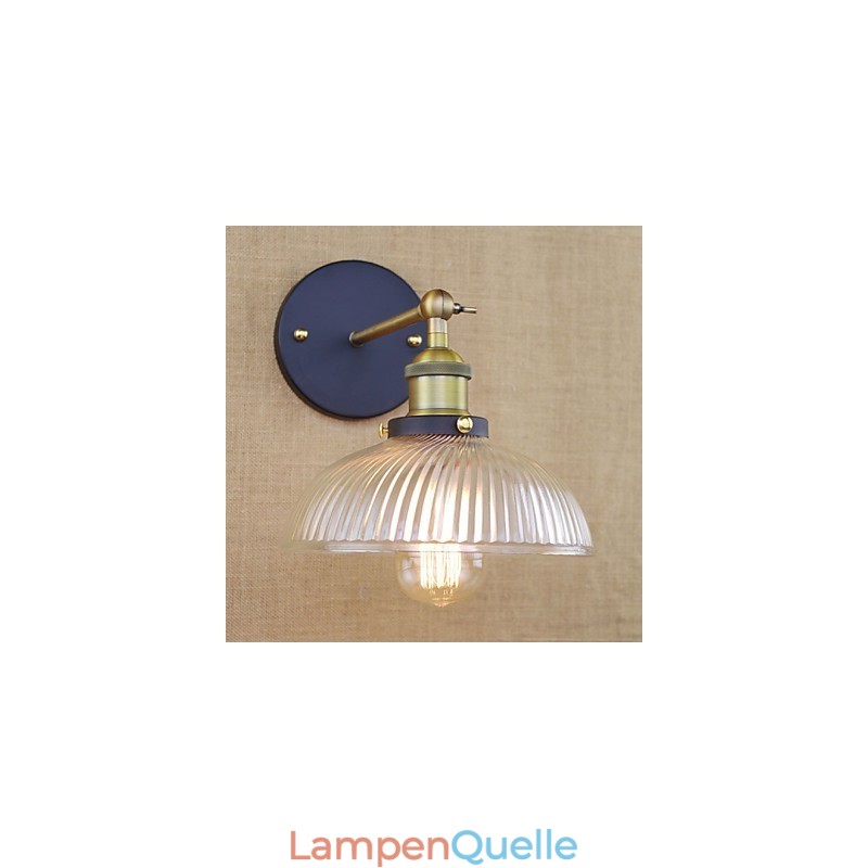 American Country Retro Creative Personality Popular Decorative Glass Wall Lamp