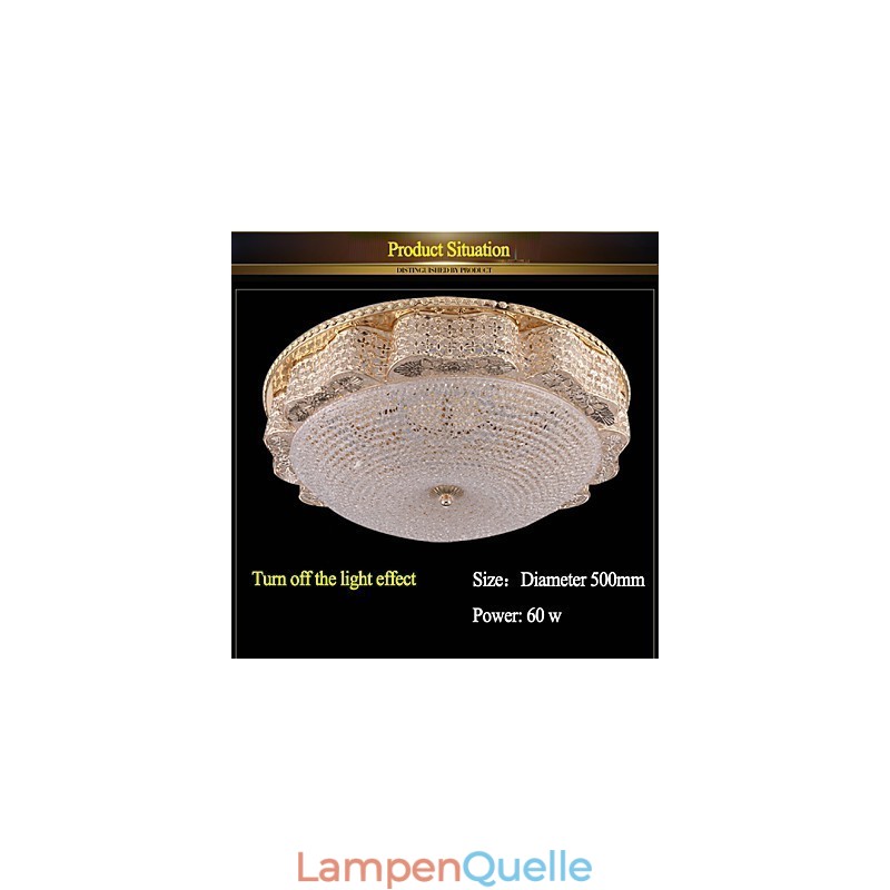 Moderne Luxus Kristall Deckenleuchte Absorbieren Dome Licht Durchmesser 50CM