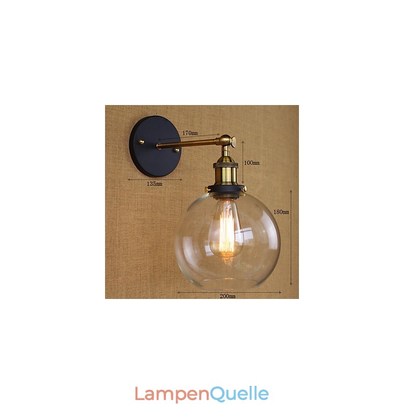 Round Foam Nostalgic American Country Of Export Trade Of The Original Models Of Industrial Decorative Wall Sconce