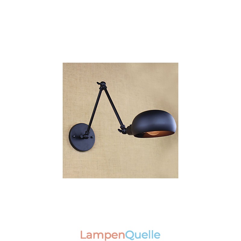 Es gibt den langen Arm des Doppelschalters Minimalist Europe Personalisierte Retro-Mode-Stil Beleuchtung Eisenwand