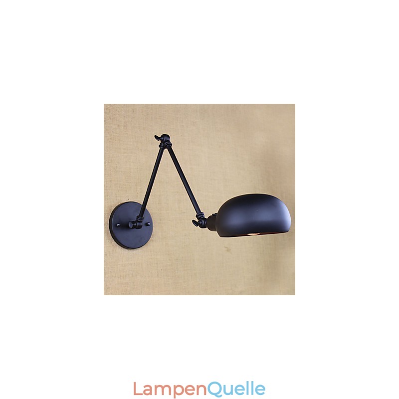 Es gibt den langen Arm des Doppelschalters Minimalist Europe Personalisierte Retro-Mode-Stil Beleuchtung Eisenwand