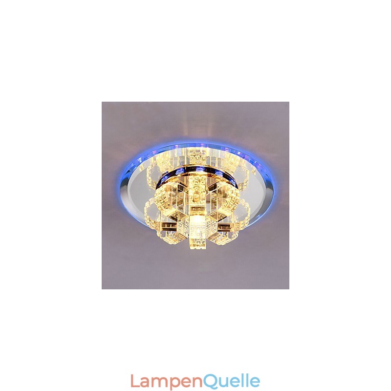Kristall Deckenleuchte Spotlight SMD 3W Kreative Lampe Absorbieren Kuppel Licht