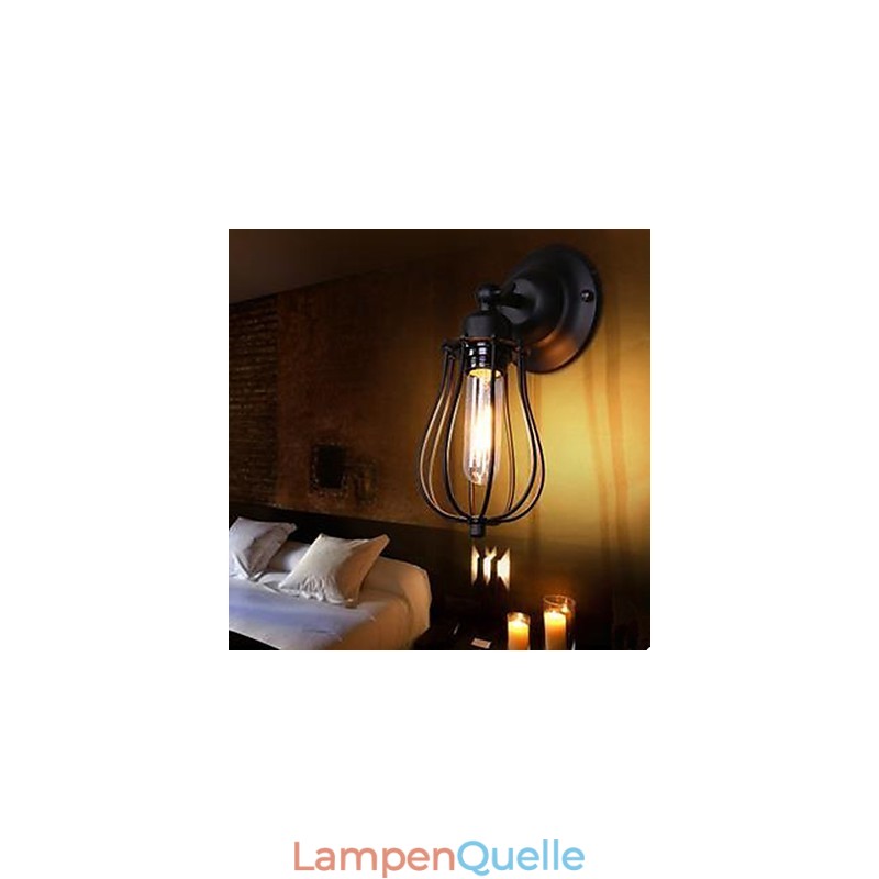 Industrielle Retro-Wandleuchte Innenkorridor Single Head Grapefruit Wandleuchte