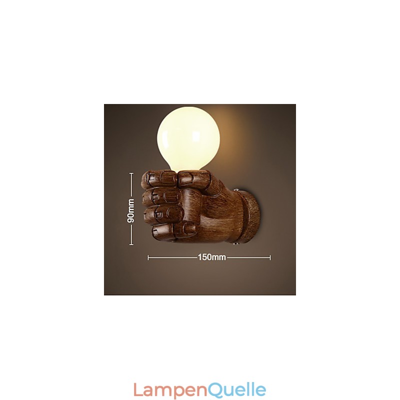 Europäische Wand Rechte Hand Kreative Retro Faust Wandleuchte Lichter
