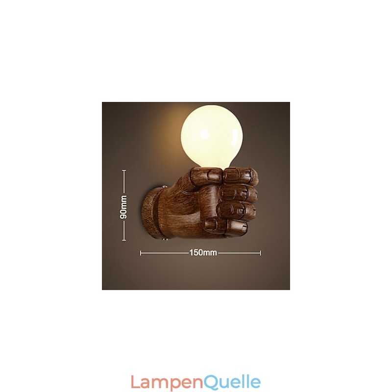 Europäische Wand Kreative Retro Faust Wandleuchte Lichter
