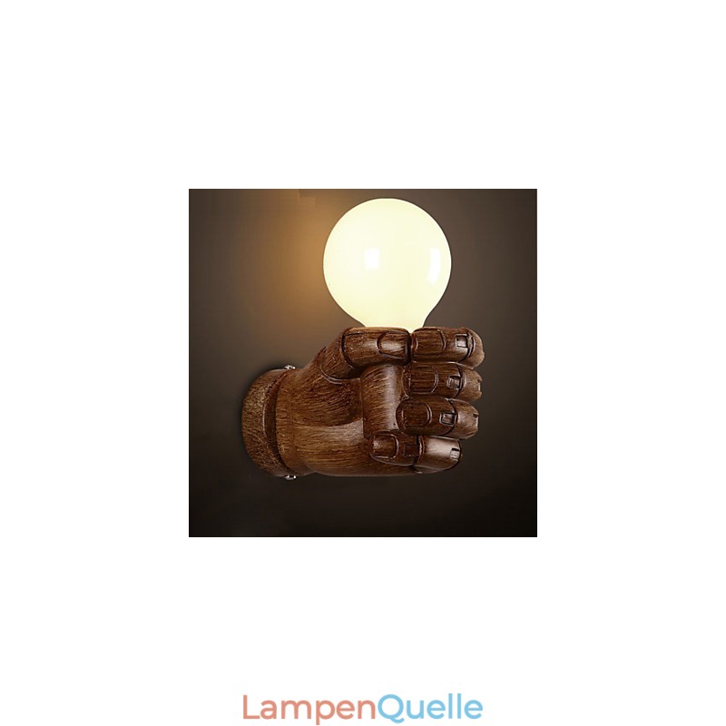 Europäische Wand Kreative Retro Faust Wandleuchte Lichter