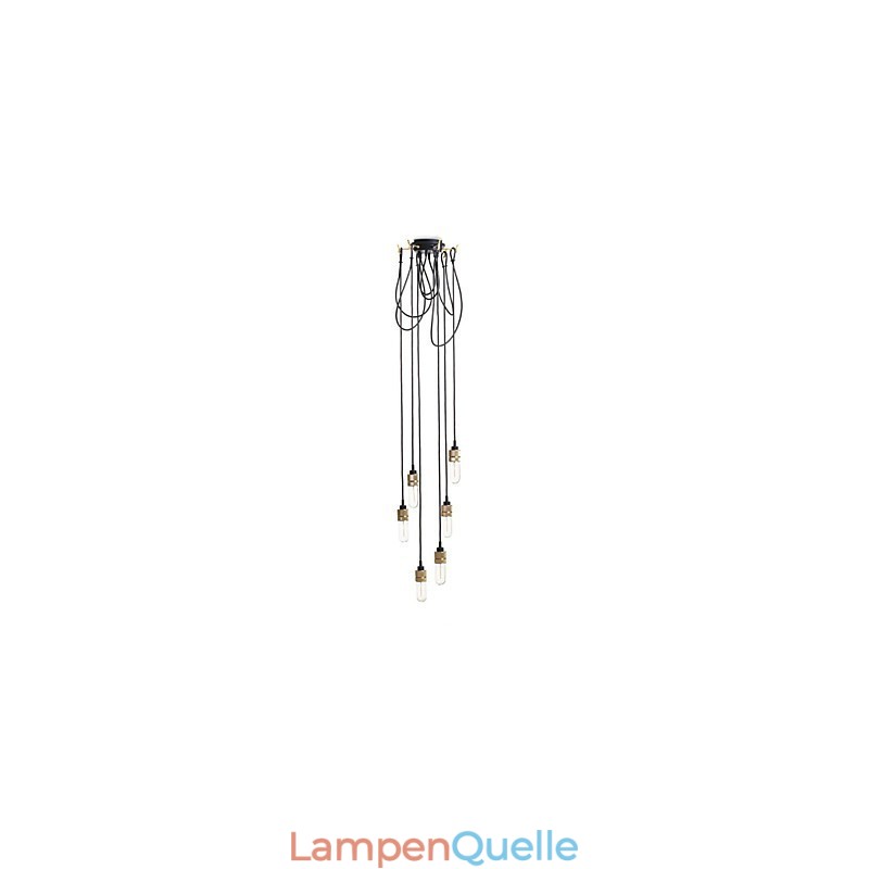 Deckenleuchte Country Gold aus Metall