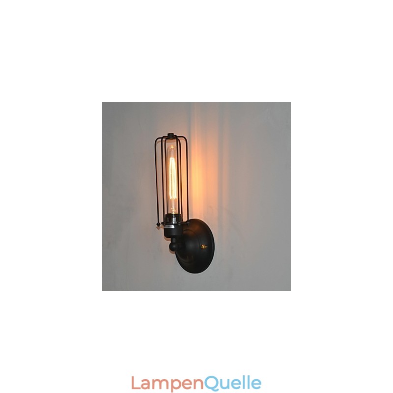 Amerikanische Vintage-Wandlampe aus Eisen