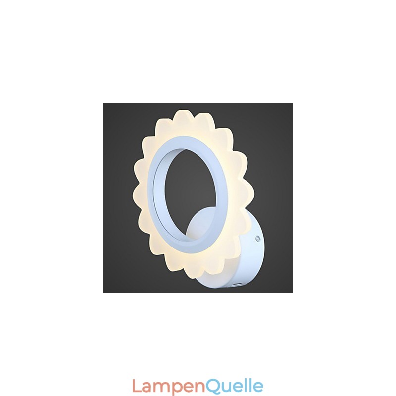 Moderne Wandleuchte aus Acryl für den Innenbereich