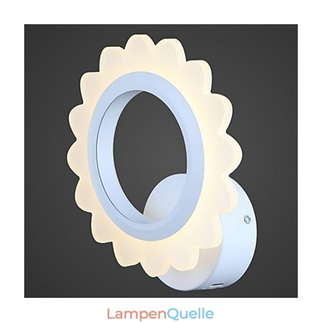 Moderne Wandleuchte aus Acryl für den Innenbereich