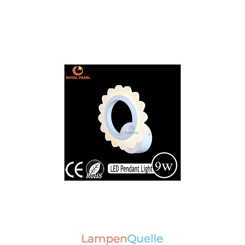 Moderne Wandleuchte aus Acryl für den Innenbereich