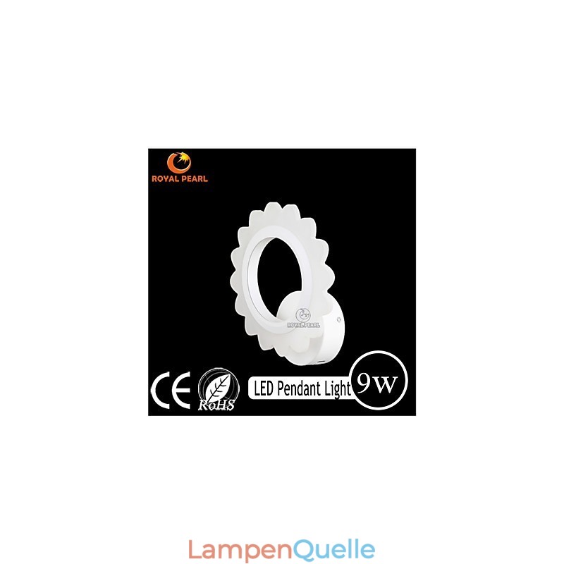 Moderne Wandleuchte aus Acryl für den Innenbereich