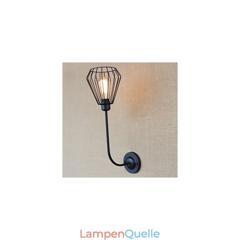 Amerikanischen Land Kreative Eisen Ellenbogen Antike Einzel Kopf Lampe Nachttisch
