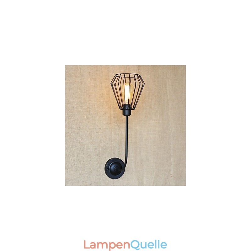 Amerikanischen Land Kreative Eisen Ellenbogen Antike Einzel Kopf Lampe Nachttisch