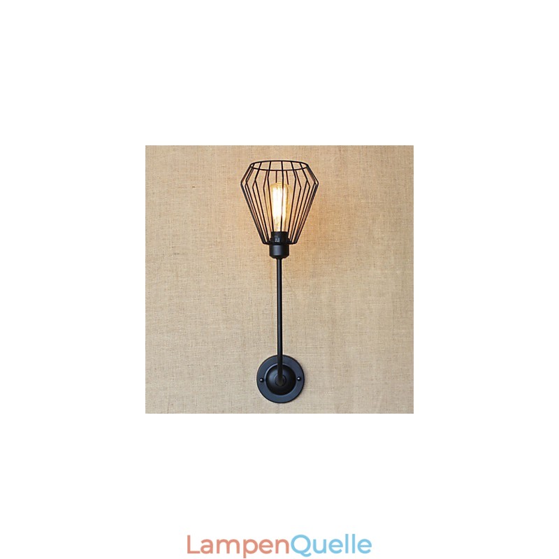 Amerikanischen Land Kreative Eisen Ellenbogen Antike Einzel Kopf Lampe Nachttisch