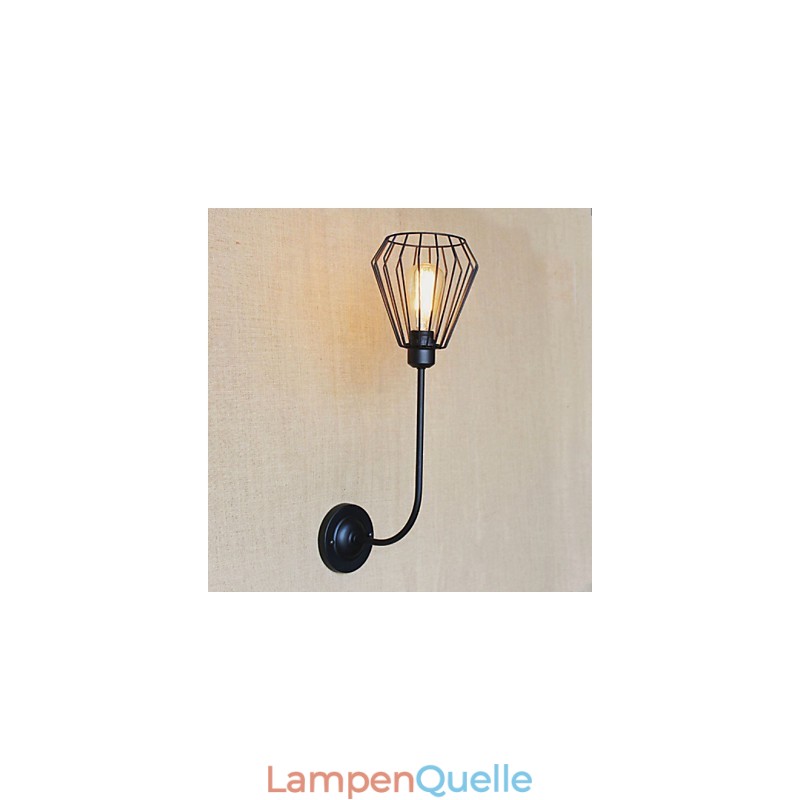 Amerikanischen Land Kreative Eisen Ellenbogen Antike Einzel Kopf Lampe Nachttisch