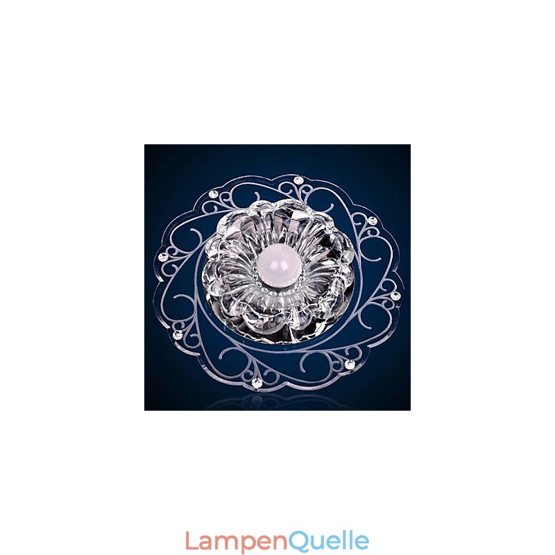 Kristall Deckenleuchte Spotlight SMD 3W Kreative Lampe Leuchtstoffröhre Bunte Farbe Dome Licht