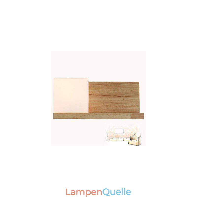 Wandleuchte One Light und Glas
