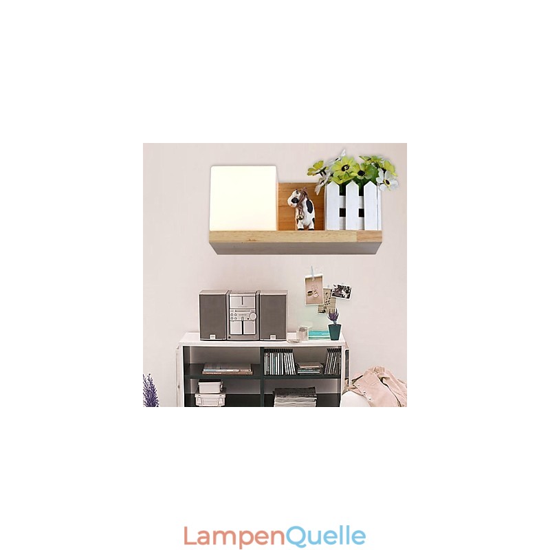 Wandleuchte One Light und Glas