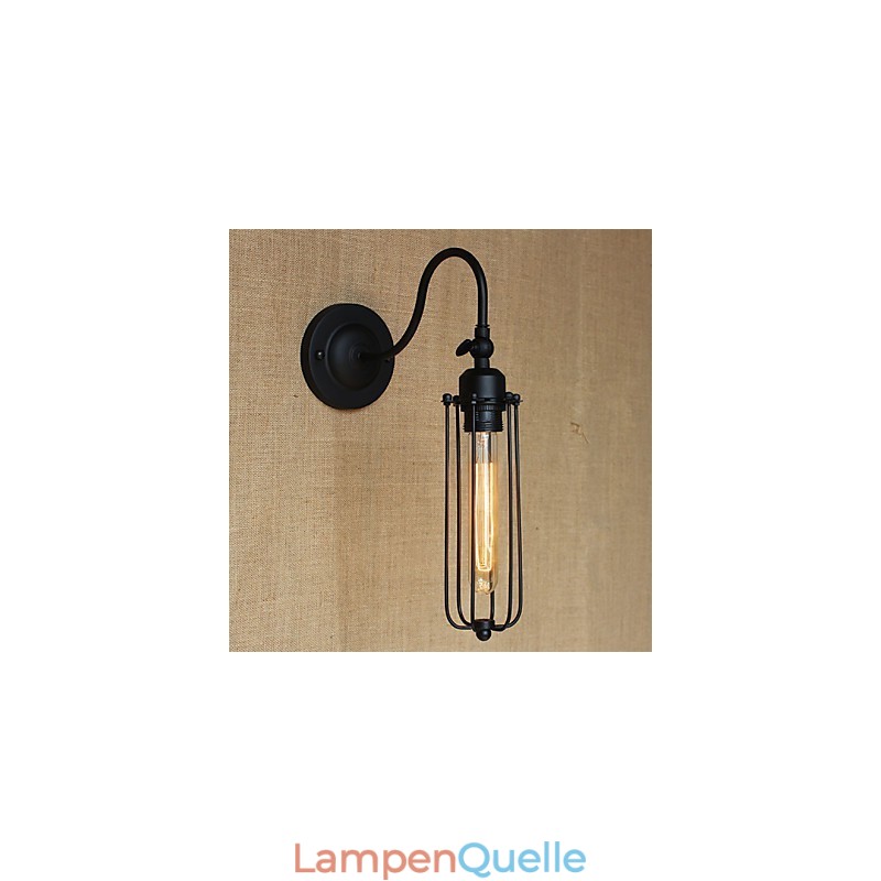 Kunst Minimalistische Matte Schwarz Amerikanischen Land Wohnzimmer Lampe Schlafzimmer Balkon Wand Lampe Nachttisch Lampe