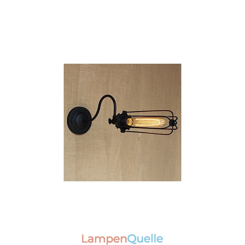 Kunst Minimalistische Matte Schwarz Amerikanischen Land Wohnzimmer Lampe Schlafzimmer Balkon Wand Lampe Nachttisch Lampe