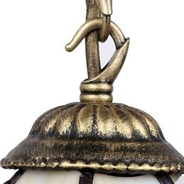 Europäische vertraglich ländliche kreative Schmiedeeisen Wandleuchte Glas Lichter