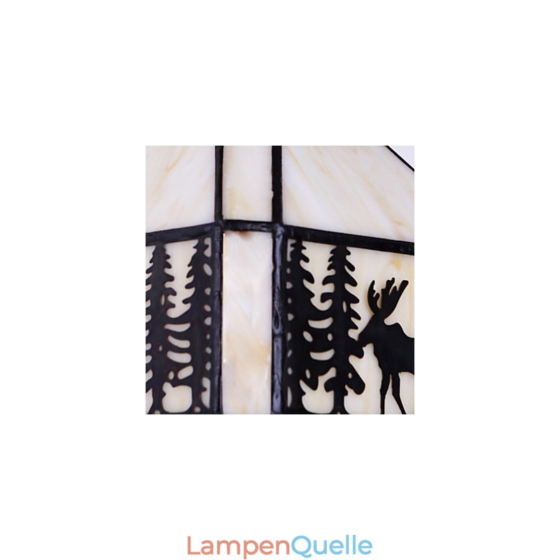 Weihnachten Hirsch Europäischen Vertraglich Ländlichen Kreative Schmiedeeisen Wand Lampe Glas Lichter