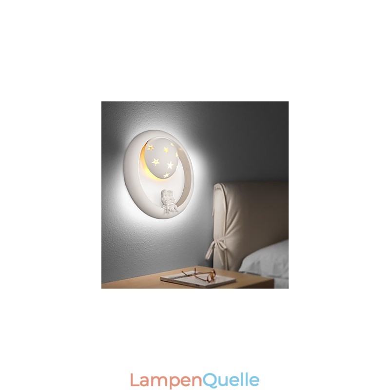 Süße pastorale Gips Spaß Kinderzimmer Veranda Wandleuchte Lichter