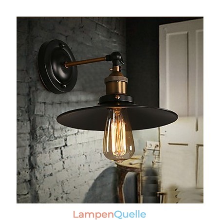 Kreative nordische Licht Single Head Black Umbrella Wandleuchte Wiederherstellung alten Wege Licht Kreative nordische Licht Single Head Black Umbrella Wandleuchte Wiederherstellung alten Wege Licht
