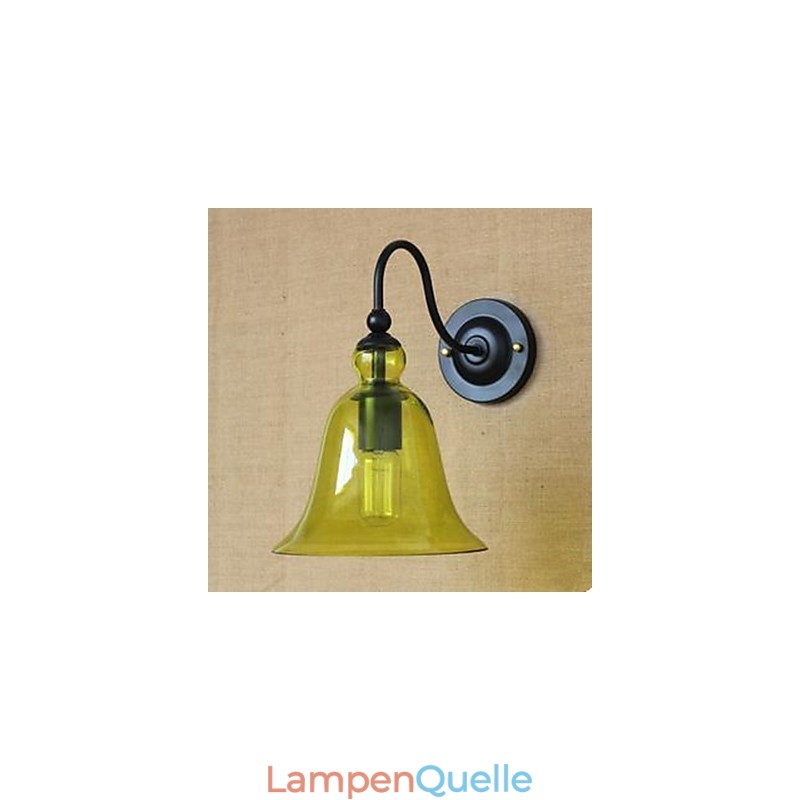 Vertraglich Wohnzimmer Glas Flur Schmückt Wand Lampe