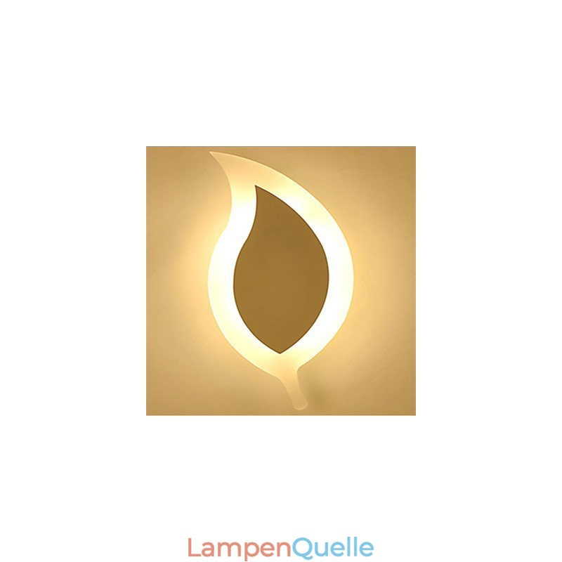 Kreative Einfache Mode ModernAcryl Vertraglich Wand Lampe Legierung Kleine Blätter