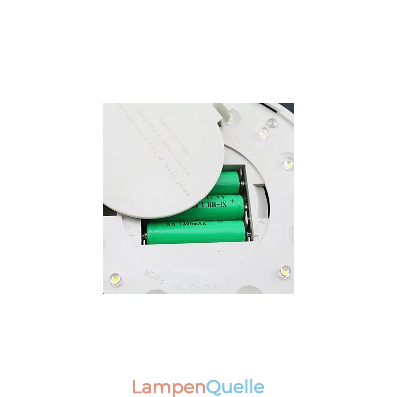 Outdoor Solar Power Weiß Villa Wand Montieren Garten Hof Tür Pfad Licht Lampe