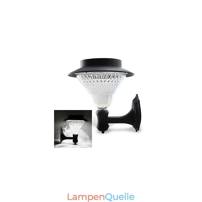 Outdoor Solar Power Weiß Villa Wand Montieren Garten Hof Tür Pfad Licht Lampe