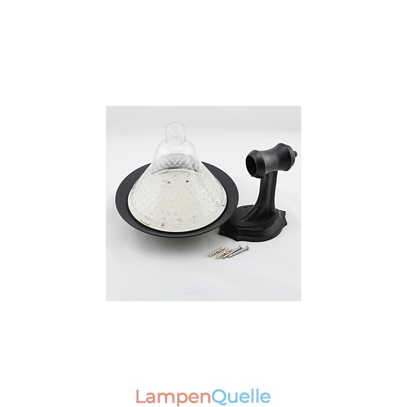 Outdoor Solar Power Weiß Villa Wand Montieren Garten Hof Tür Pfad Licht Lampe