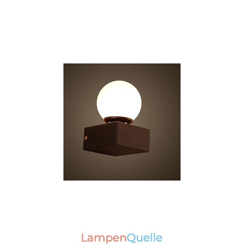 Ball Loft Kreative Wandleuchte Schmiedeeisen Wandleuchte Wiederherstellung der alten Weisen Lichter