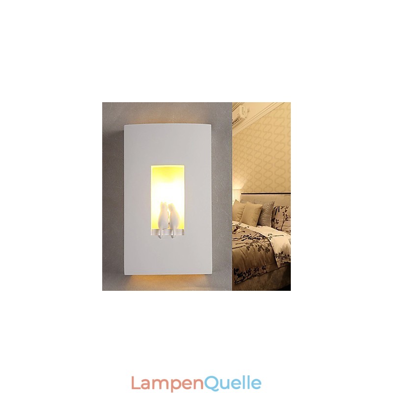 Mode Warme Kinder Zimmer Hängen Licht Kreative Kitty Gips Wand Lampe Lichter